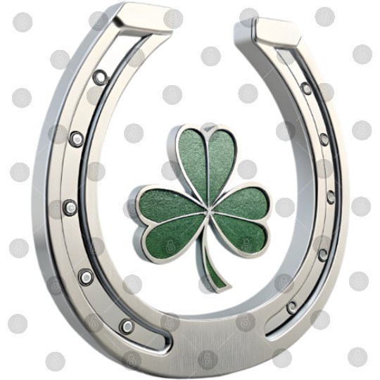 Lucky Shamrock Artwork for Saint Patrick Digital Files