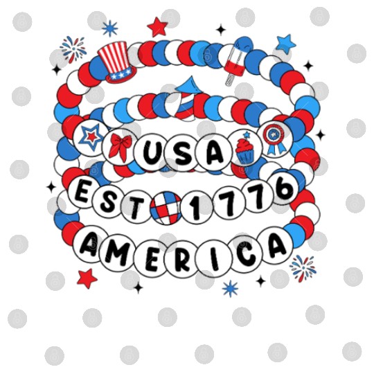 USA Era Bracelet 4th of July Digital Files