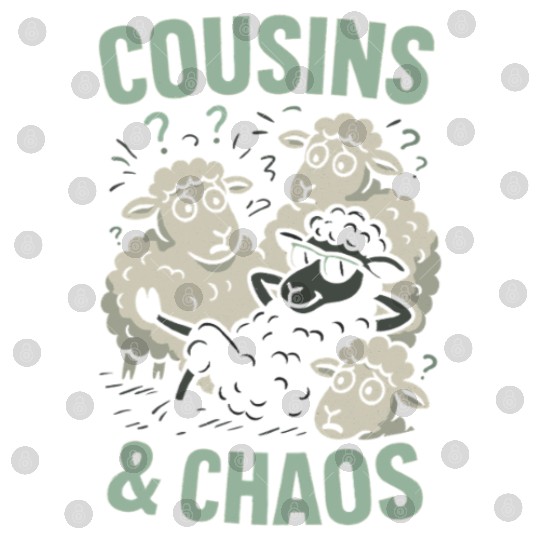Funny Black Sheep Cousin Quirky Family Outcast Digital Files