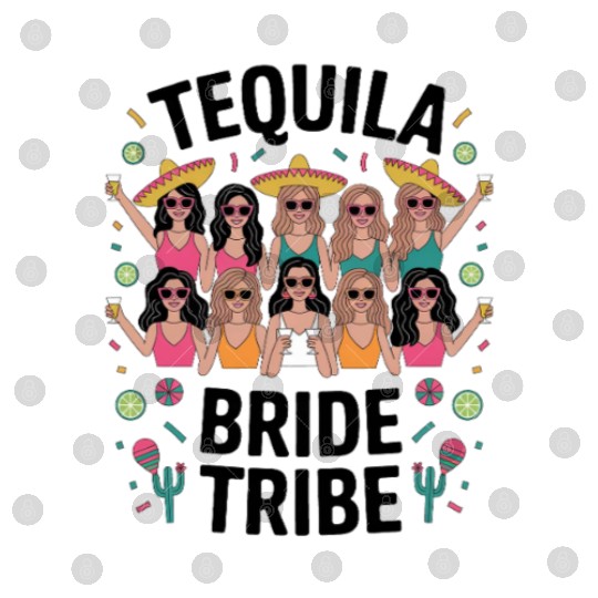 Tequila Bride Tribe - Bachelorette party Digital Files