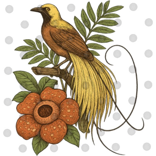 Bird of Paradise Rafflesia Digital Files