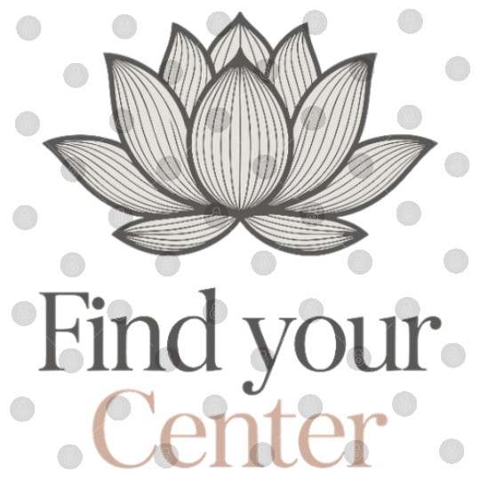 Find Your Center Lotus Digital Files