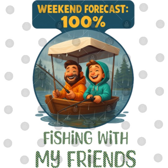 Weekend Forecast: 100% Fishing with My Friends Digital Files