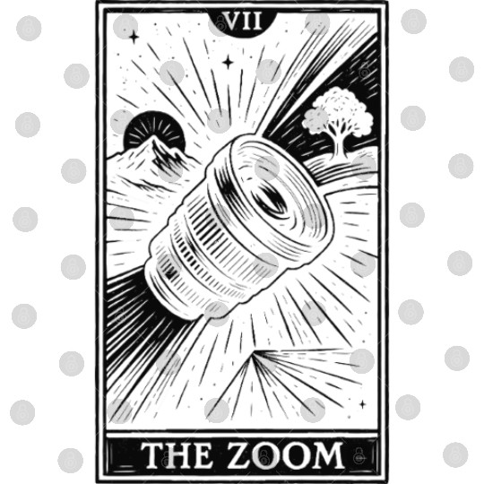 Photography Magic Tarot – The Zoom (Dark Version) Digital Files