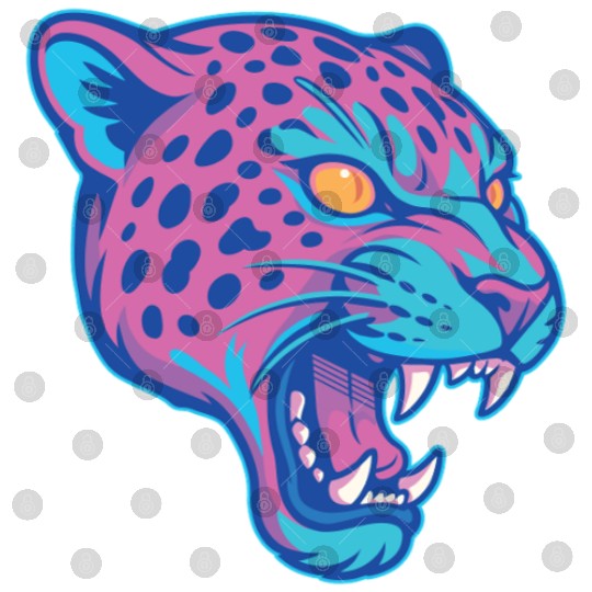 Jaguar pastel Digital Files