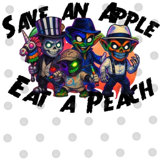 peachy kings Save an Apple Eat a Peach Digital Files
