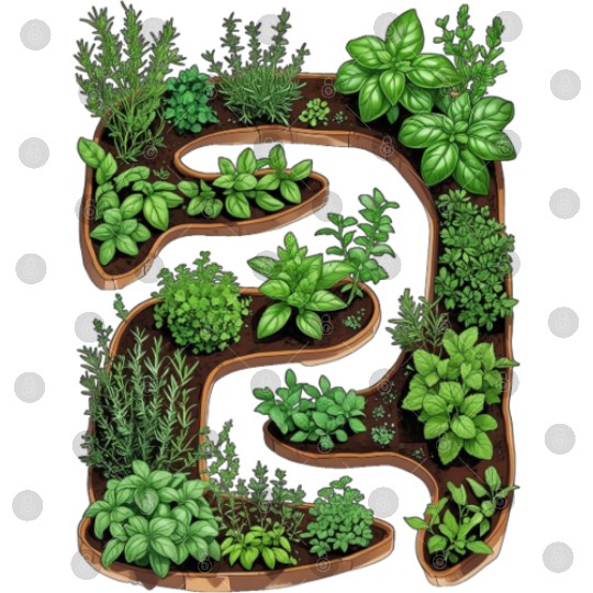 City Herb Garden Oasis Blueprint Digital Files