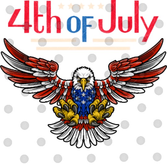4th of July Patriotic Eagle USA Pride Art Digital Files
