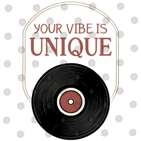 Your Vibe Is Unique LP Vinyl retro 70s Digital Files