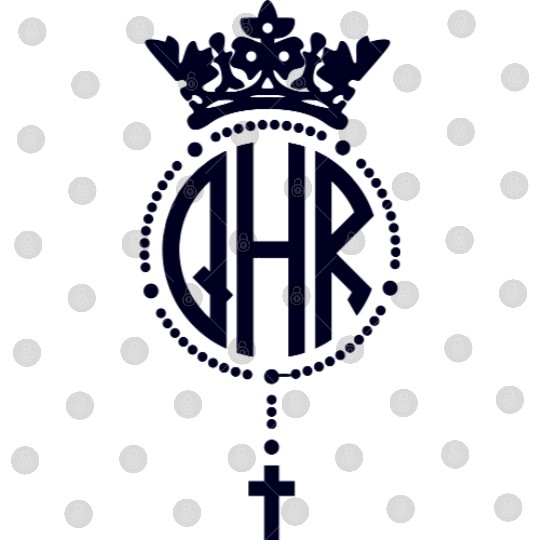 Queen of the Holy Rosary Church Logo Digital Files