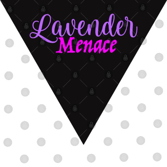 Lavender Menace Black Triangle Digital Files