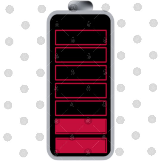 Great Low Battery Icon Digital Files Digital Files