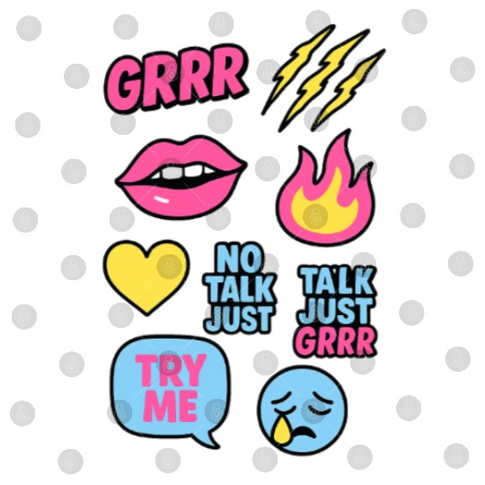 Sticker Grrr – TikTok Baddie Pack Digital Files
