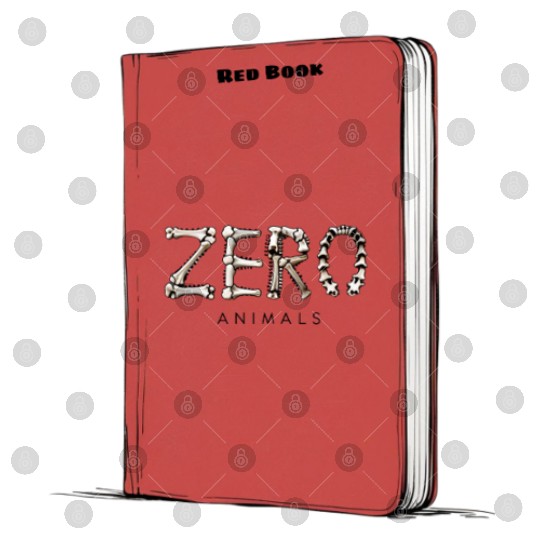 ZERO ANIMALS - Bold Hand-Drawn Vegan Design Digital Files