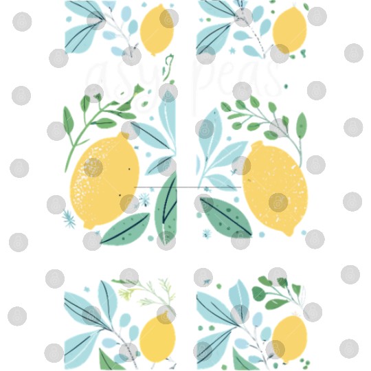 Easy Peasy Lemon Squeezy Cute Lemon Art Digital Files