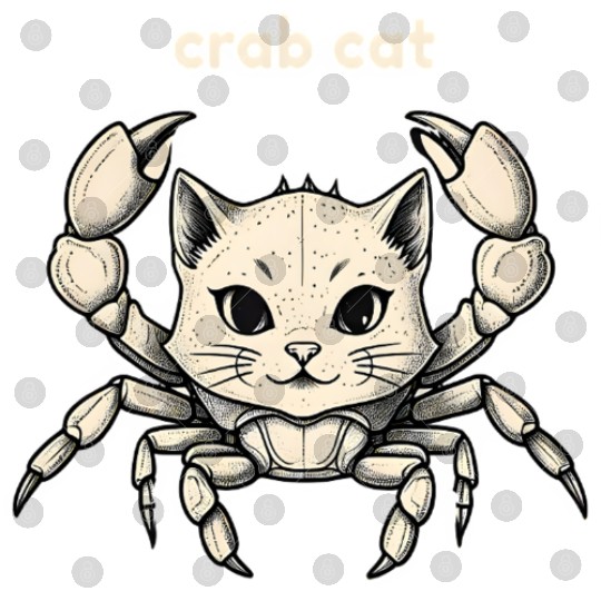 Funny Crab Cat Hybrid Digital Files – Hilarious Animal