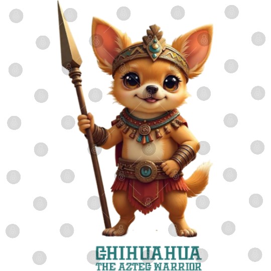 Chiihuahua the Aztec Warrior Digital Files