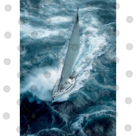 Fearless Voyage in Turbulent Waters Digital Files