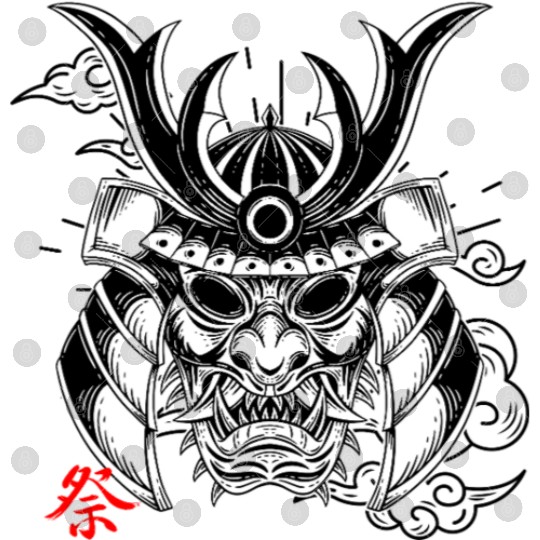 scary japanese mask Digital Files