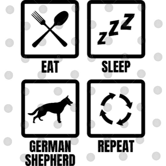 German Shepherd Daily Schedule Digital Files