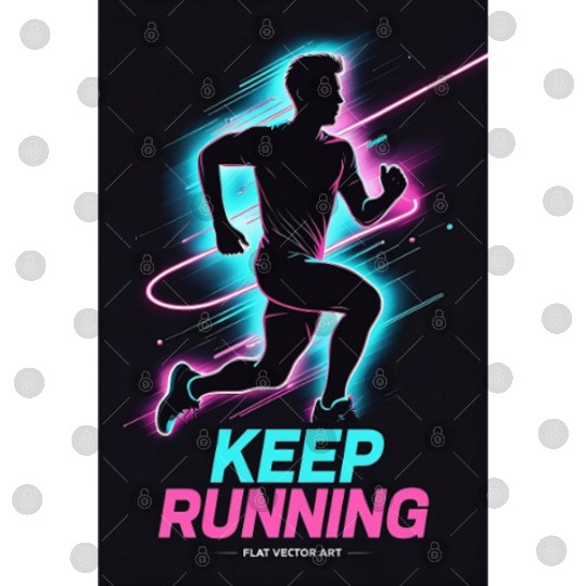 Neon Cyber Tiger Digital Files