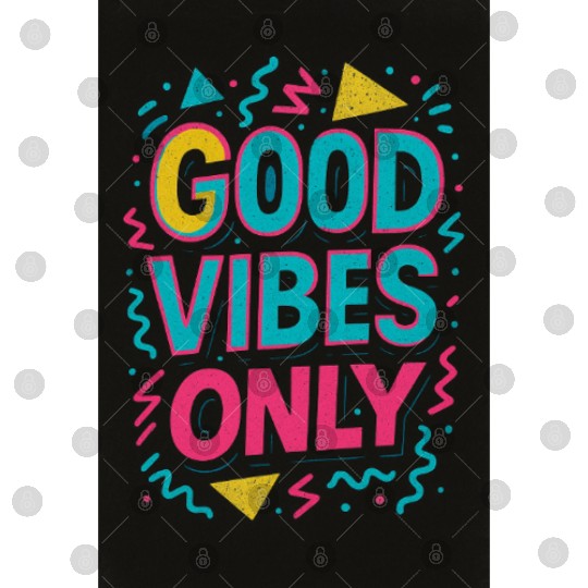 Positive Energy – Retro 90s Neon Digital Files