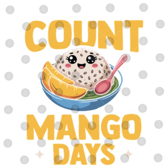 Mango Sticky Rice Thai Street Food Digital Files