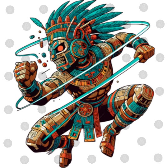 Aztec Warrior - Inca Maya Mayans Digital Files