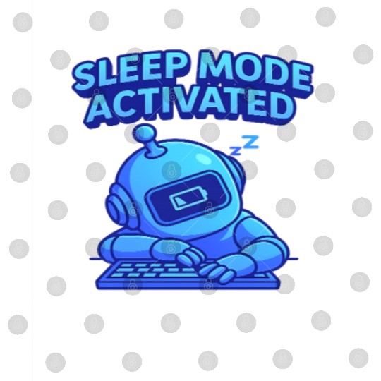 Sleep Mode Activated Robot Digital Files