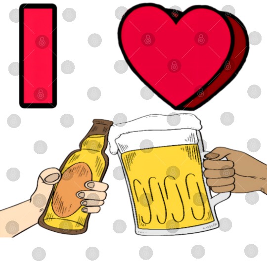 I LOVE BEER #1 Digital Files