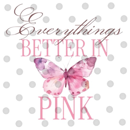 Pink Butterfly Inspirational Quote Digital Files