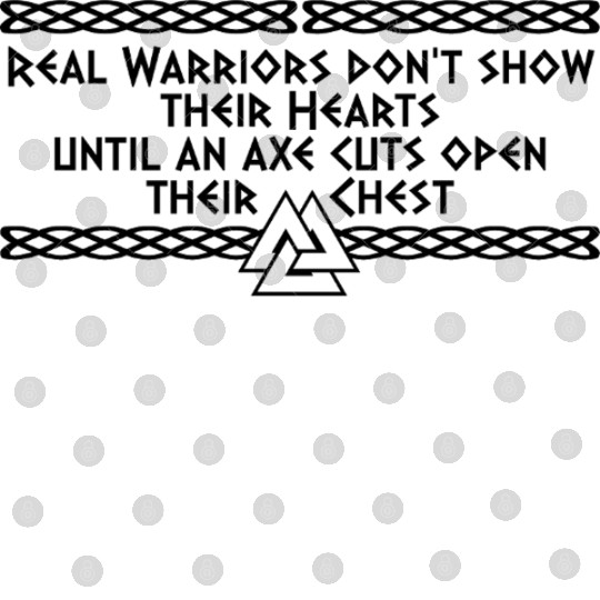 Real Warriors dont show their Heart | Vikings Digital Files