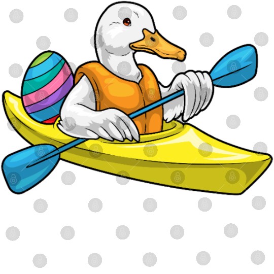 Duck Easter Kayak Digital Files