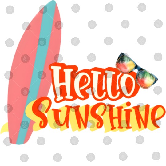 Hello Sunshine Summer Vibes  Digital Files