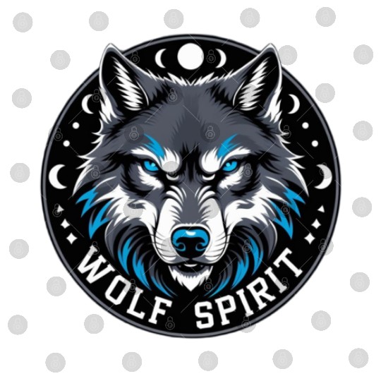 Wolf Spirit Celestial Design Digital Files