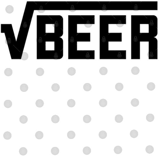 Root Beer Square Root of Beer Math Joke Digital Files