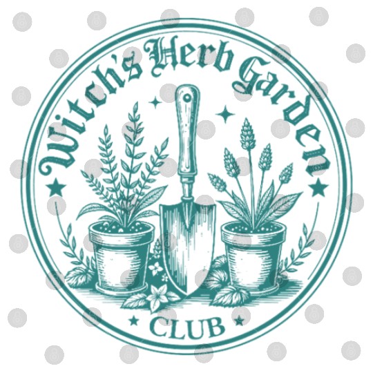 Witch Herb Garden Women Cottagecore Dark Botanical Digital Files