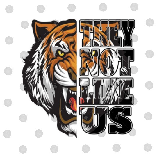 Bold Tiger and Protest Message Design Digital Files