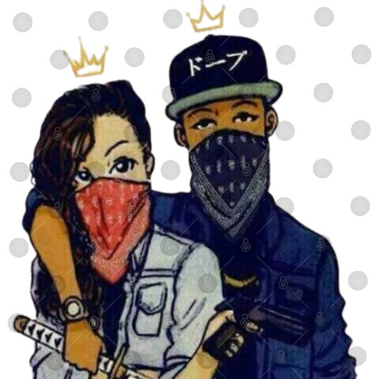 Urban Rebels Masked Duo Digital Files Design