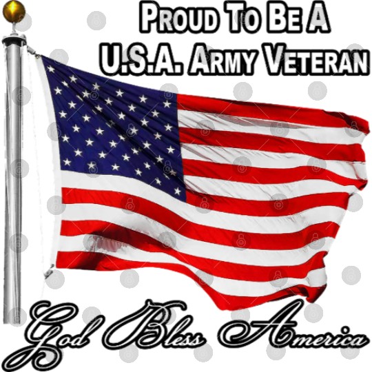 Proud To Be A US Army Veteran Digital Files