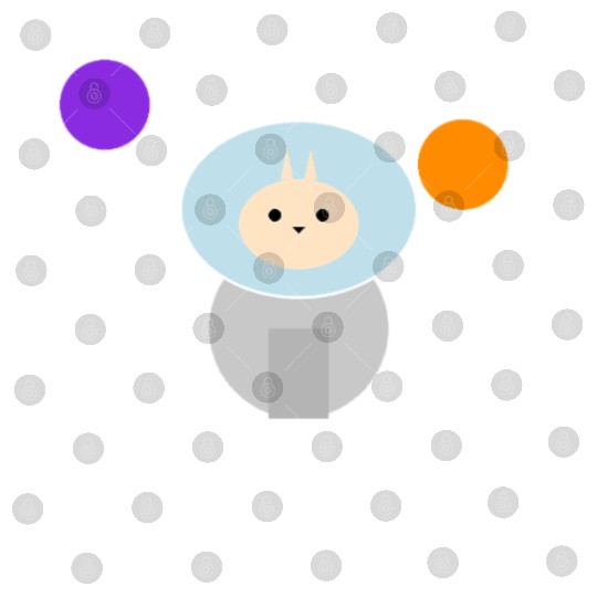 Cat Astronaut in Space Graphic Digital Files