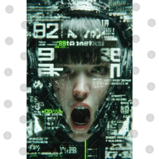 Cyberpunk Digital Scream Digital Files