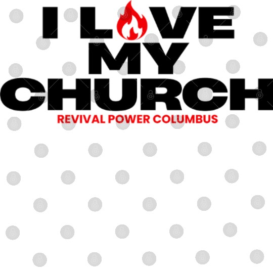 Love My Church Red Digital Files