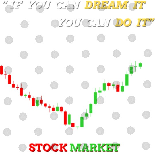 Inspirational Stock Market Growth Quote Digital Files