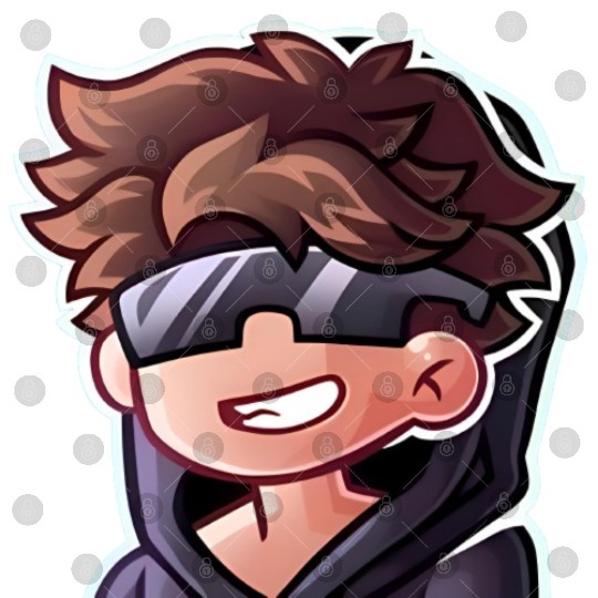 Cool Gamer Boy Logo – Fun Cartoon Avatar for Merch Digital Files