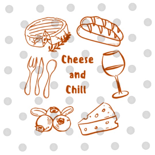 Cheese and Chill – Minimalist Food Lover Digital Files