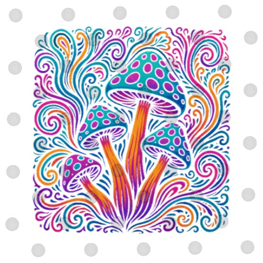 Psychedelic Mushroom Dream Digital Files