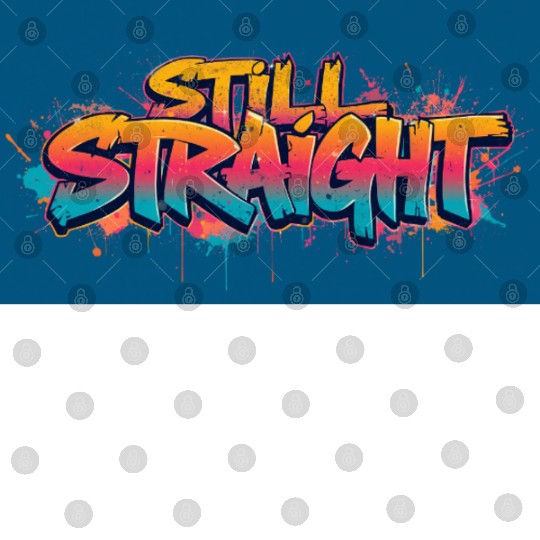Still Straight Yellow Teal Gradient Digital Files