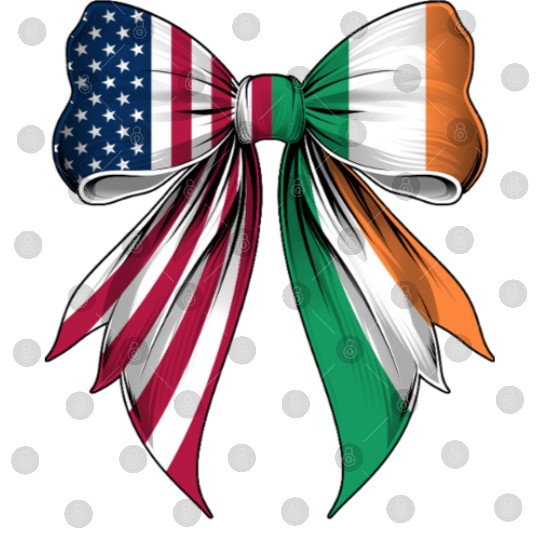 Coquette Bow Ireland Roots Heritage Irish Pride Digital Files