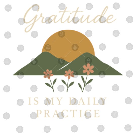 Gratitude Mindfulness Positive Affirmation Daily Digital Files